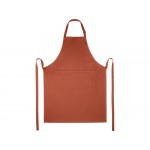 Фартук Andrea плотностью 240 г/м² с регулируемой завязкой на шее - Brick