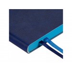 Ежедневник недатированный А5 Boston, синий (голубой обрез)