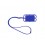 Силиконовый шнурок DALVIK с держателем мобильного телефона и карт, королевский синий