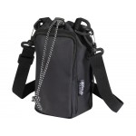 Трип Эви дорожная сумка для бутылок из переработанного материала объемом 2 л, черный