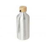 Бутылка для воды Malpeza из переработанного алюминия, 500 мл - Серебряный