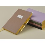 Ежедневник недатированный А5 Total beige с нашивкой, бежевый