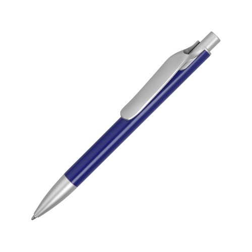 Ручка металлическая шариковая Large, синий/серебристый