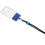 Ремешок на шею для телефона Риксо, синий/черный