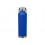 Бутылка для воды с вакуумной изоляцией Thor объемом 650 мл из переработанной нержавеющей стали, сертифицированной по стандарту RCS - Ярко-синий