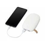 Внешний аккумулятор в форме камня Stone, 10400 mAh, белый