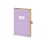 Ежедневник недатированный А5 Zefir с нашивкой, сиреневый