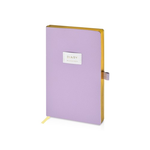 Ежедневник недатированный А5 Zefir с нашивкой, сиреневый