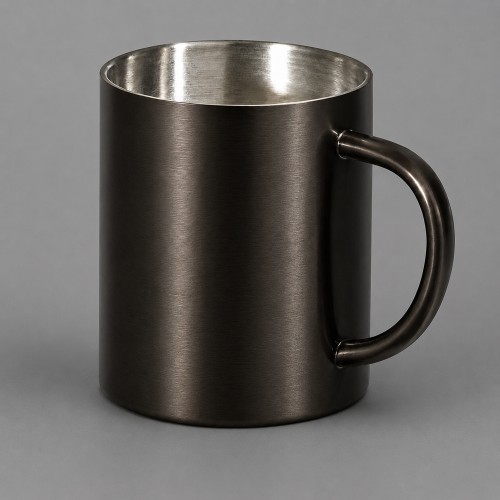 Стальная кружка с двойными стенками Altai, gun metal