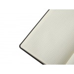 Блокнот в твердой обложке A5 Виспи в клетку, черный