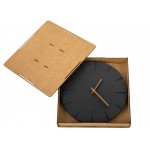 Часы деревянные Helga, 28 см, черный