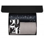 Подарочный набор c пледом, кружкой и вареньем, оранжевый