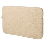 Шерпа чехол для 13-дюймового ноутбука объемом 2 л из шерпы, переработанной по стандарту GRS, бежевый