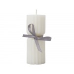 Набор свечей с гранями Vela, темно-серый, белый