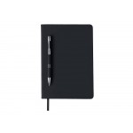 Бизнес-блокнот С3 софт-тач с магнитом, твердая обложка, 96 листов, черный