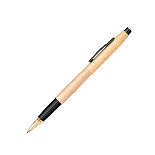 Ручка-роллер Selectip Cross Classic Century Brushed Rose Gold PVD, золотистый