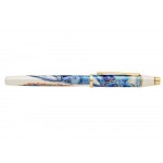 Ручка-роллер Selectip Cross Wanderlust Malta, белый, синий