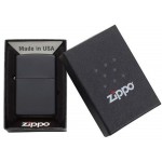 Зажигалка ZIPPO Classic с покрытием Black Matte, латунь/сталь, чёрная, матовая, 38x13x57 мм