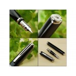 Перьевая ручка Waterman Exception, цвет: Slim Black ST, перо: F (FF)