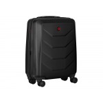 Чемодан WENGER Prymo, чёрный, малый, 40х55х20 см, 36 л, ABS+PC