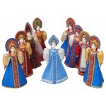Подарочный набор: кукла, чай Малина с мятой, красный