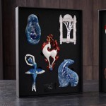 Елочные игрушки: Балерина, Огненная коза, Белый медведь, Белая береза, Русская матрешка
