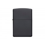 Зажигалка ZIPPO Classic с покрытием Black Matte, латунь/сталь, чёрная, матовая, 38x13x57 мм