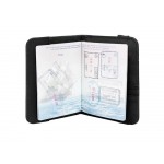 Обложка для паспорта с защитой от сканирования RFID, черный