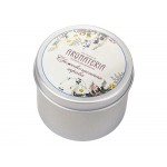 Набор: платок Русский полевой букет и свеча Цветы и травы