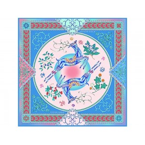 Платок Северное сияние