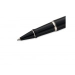 Ручка роллер Waterman Expert Deluxe Black CT F, черный/серебристый