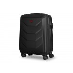 Чемодан WENGER Prymo, чёрный, малый, 40х55х20 см, 36 л, ABS+PC