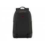 Рюкзак WENGER Oryson 16, чёрный, переработанный ПЭТ/Полиэстер, 32х45х19 см, 25 л.