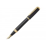 Перьевая ручка Waterman Exception, цвет: Slim Black GT, перо: F