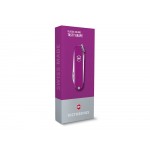 Нож-брелок VICTORINOX Classic SD Colors Tasty Grape, 58 мм, 7 функций, фиолетовый
