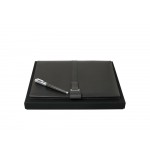 Подарочный набор: папка с бумажным блоком А4, ручка роллер. Hugo Boss