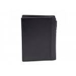Бумажник для документов Cross Classics Black, с ручкой Cross, кожа наппа, гладкая, черный
