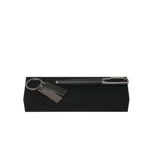 Подарочный набор: брелок, ручка роллер. Hugo Boss