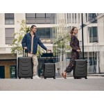 Чемодан WENGER Prymo, чёрный, малый, 40х55х20 см, 36 л, ABS+PC