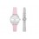 Подарочный набор: часы наручные женские, браслет. DKNY