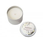 Набор: платок Русский полевой букет и свеча Цветы и травы