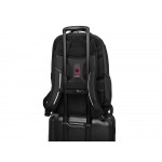 Рюкзак WENGER Cosmic 17, чёрный, переработанный ПЭТ/ПВХ/полиэстер, 34 x 23 x 49 см, 30 л