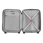 Чемодан WENGER Prymo, чёрный, малый, 40х55х20 см, 36 л, ABS+PC