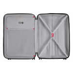 Чемодан WENGER Prymo, чёрный, большой, 52х76х30 см, 93 л, ABS+PC