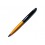 Ручка шариковая Pierre Cardin NOUVELLE, цвет - черненая сталь и оранжевый. Упаковка E.