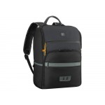 Рюкзак WENGER Move 16, чёрный, переработанный ПЭТ, 33 x 19 x 44 см, 22 л