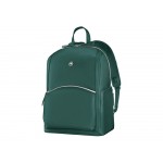Рюкзак женский WENGER LeaMarie, ПВХ/полиэстер, 31x16x41 см, 18 л, зеленый