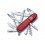 Нож перочинный VICTORINOX Huntsman, 91 мм, 15 функций, полупрозрачный красный