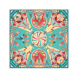 Платок Русская неваляшка. Праздник