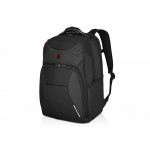 Рюкзак WENGER Cosmic 17, чёрный, переработанный ПЭТ/ПВХ/полиэстер, 34 x 23 x 49 см, 30 л